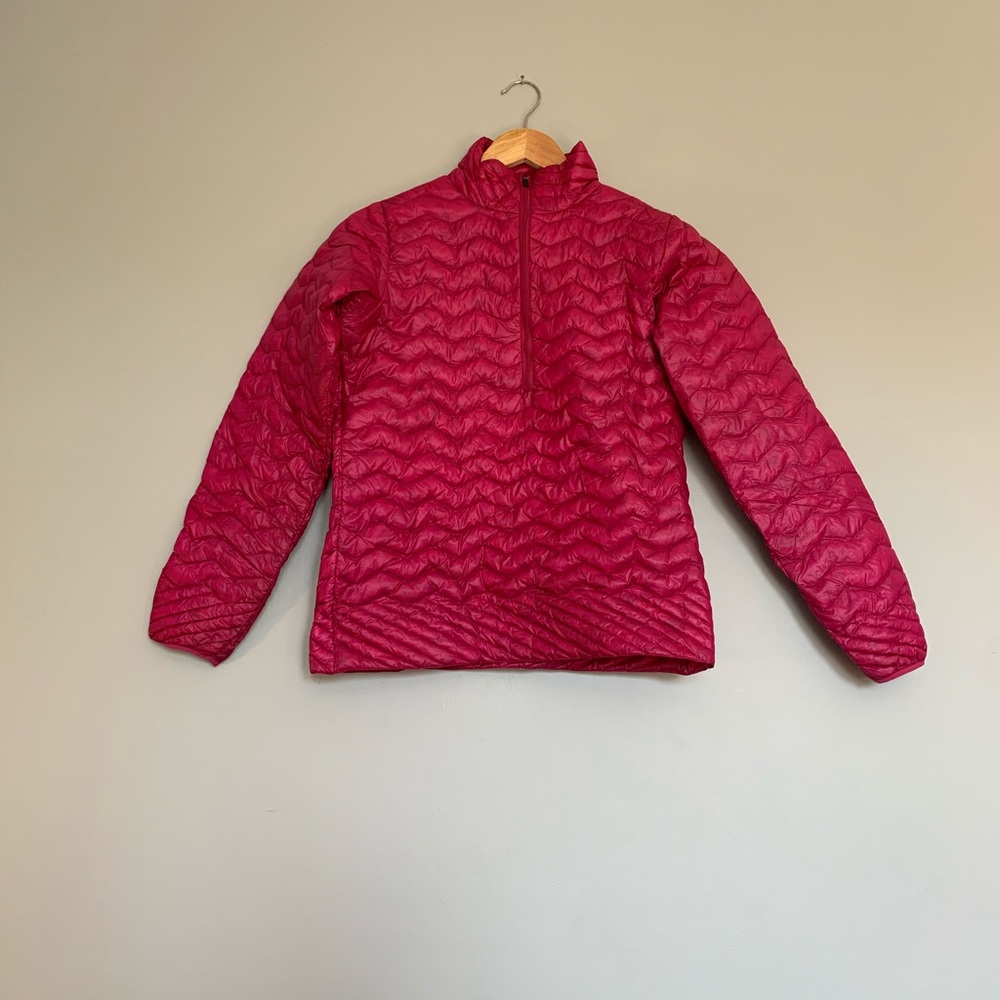 Patagonia XS down sweater bright pink